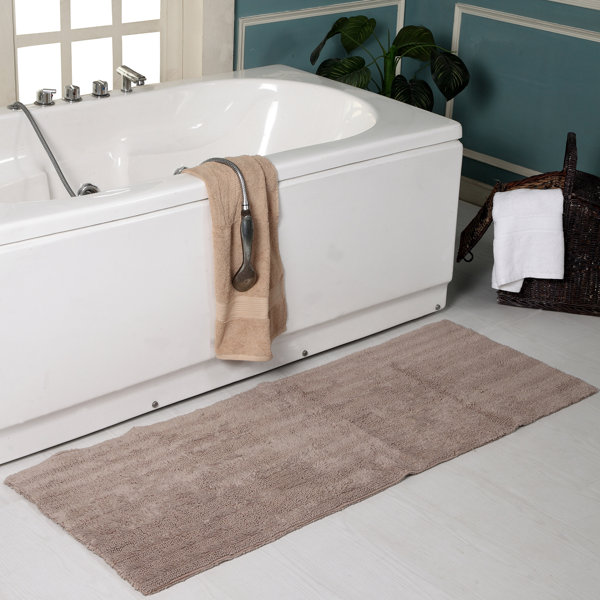 Latitude Run® Florencia Cotton Reversible Bath Rug & Reviews Wayfair